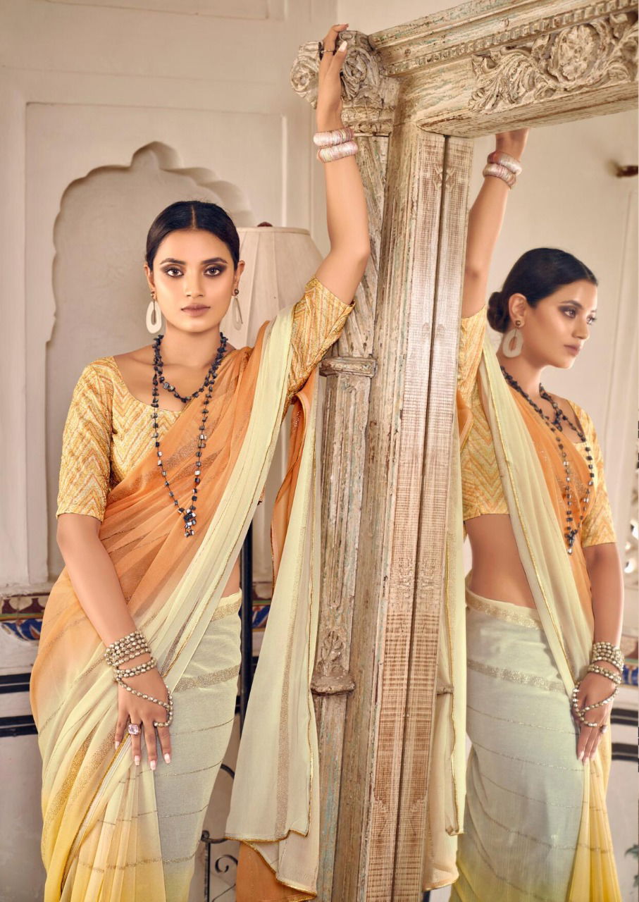 Kashvi Sambhavi Festival Wear Designer Wholesale Georgette Sarees
